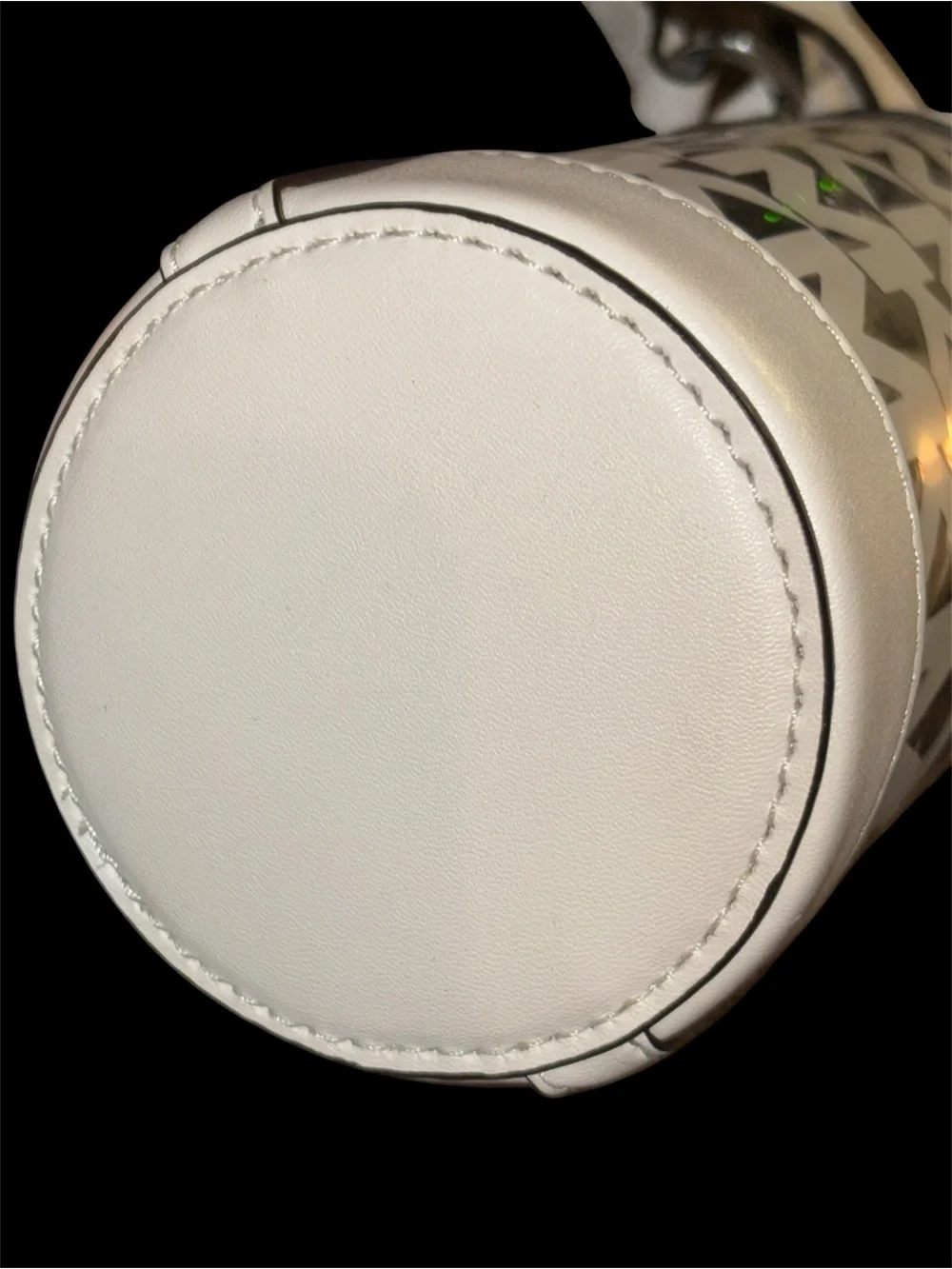 MICHAEL KORS White MK Logo Crossbody Bottle Bag - Picture 5 of 6